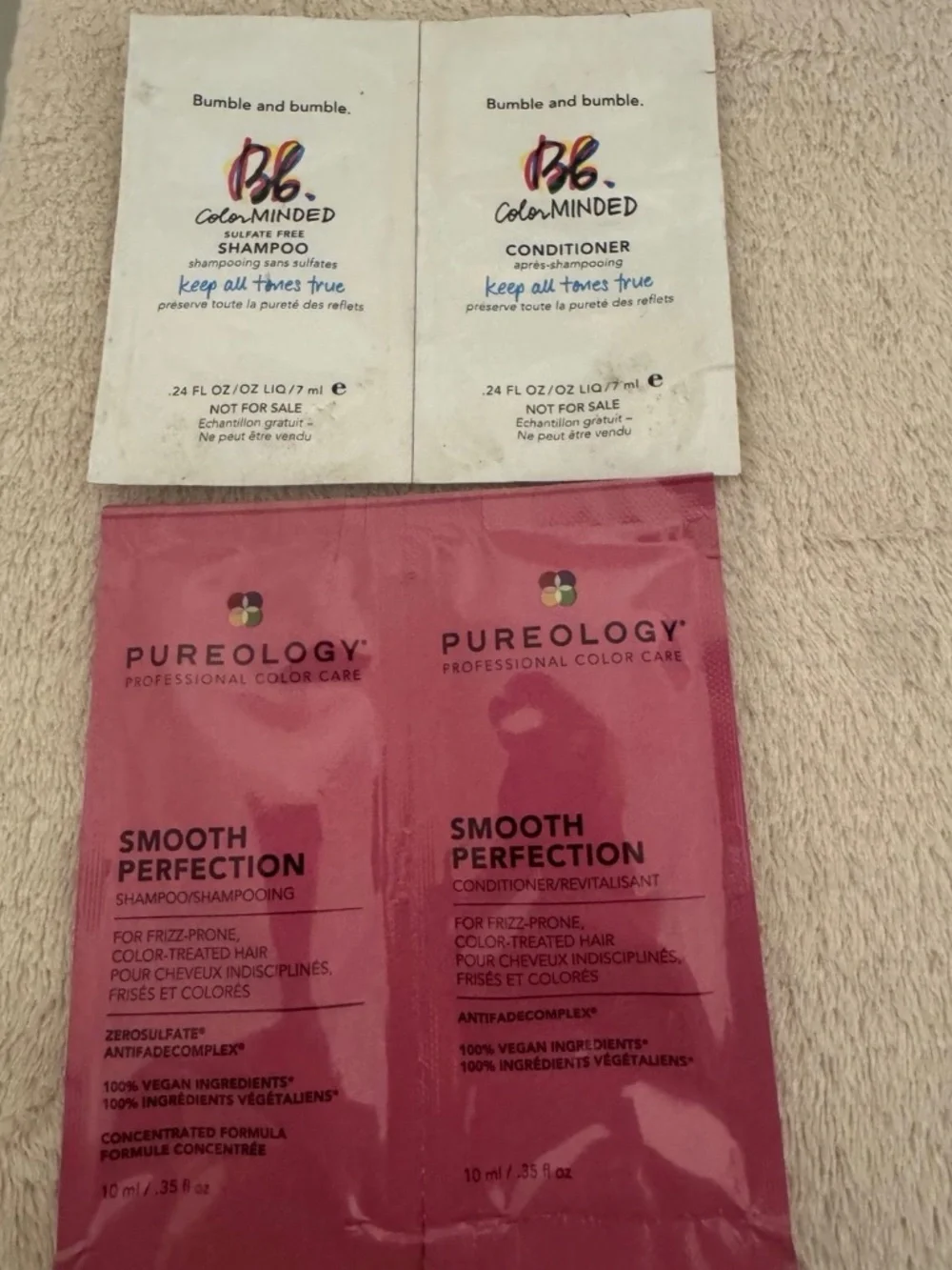HAIR CARE SAMPLE BUNDLE!! REDKEN BUMBLE BUMBLE MATRIX PUREOLOGY GOLDWELL! NEW!